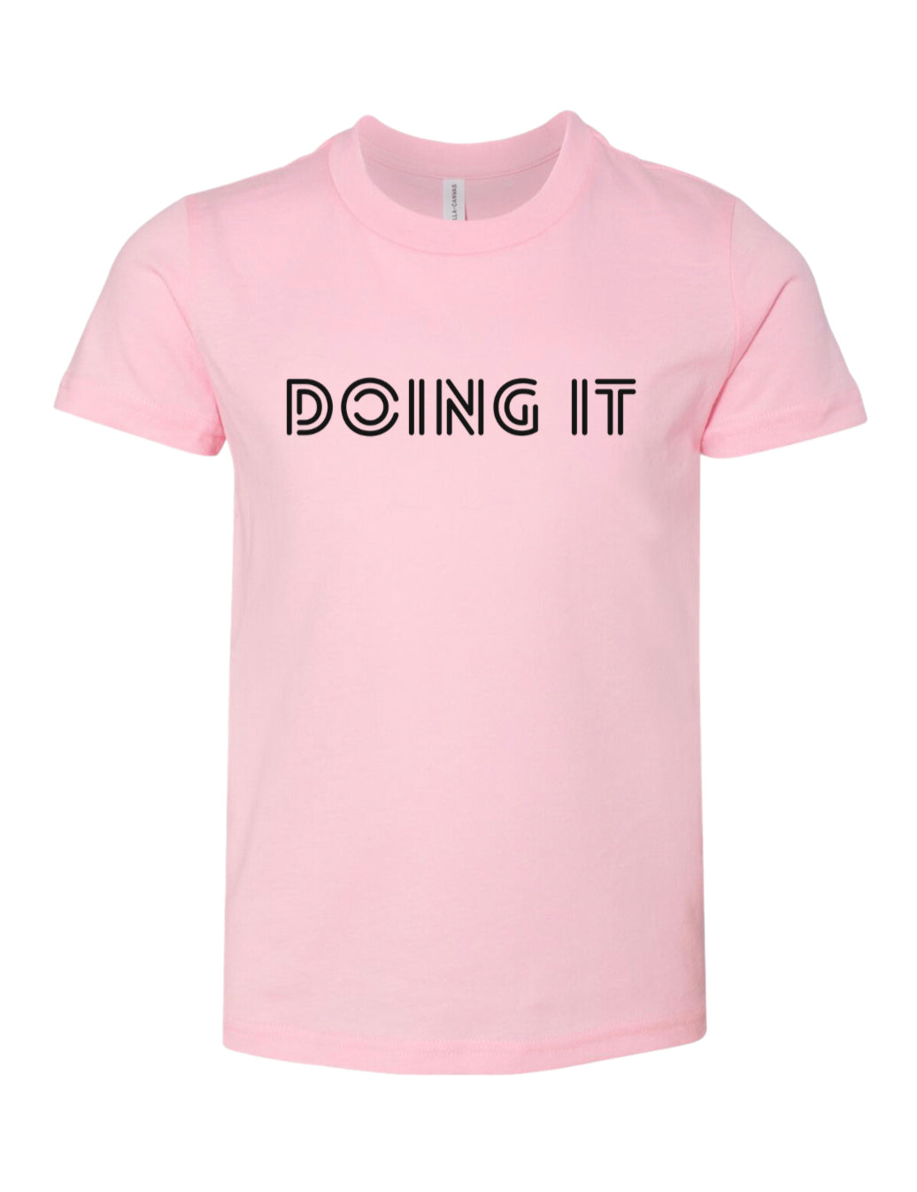 PINK DOING IT YOUTH TEE