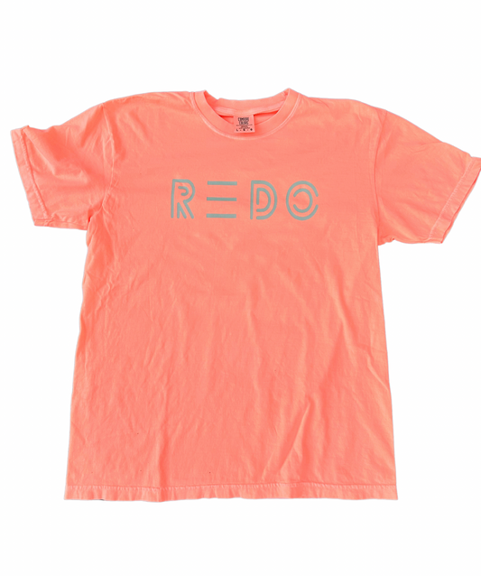 NEON RED ORANGE TEE