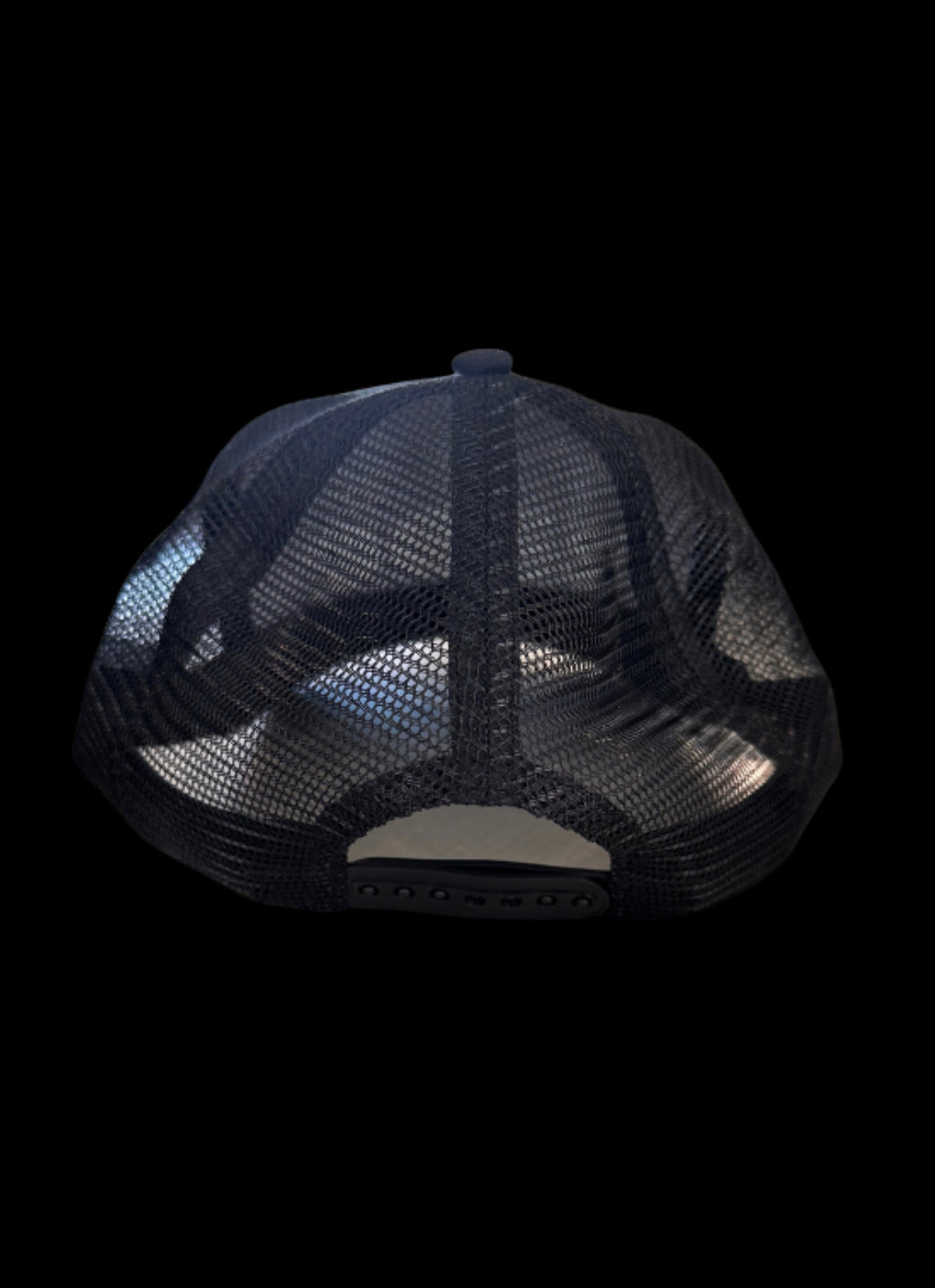 WOMENS BLACK 3D TRUCKER SNAPBACK