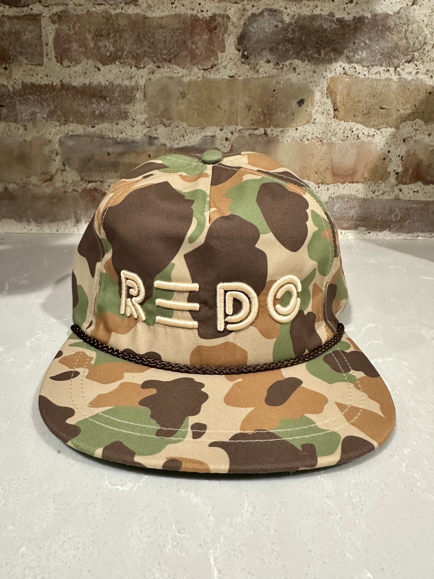 DUCK CAMO ROPE HAT